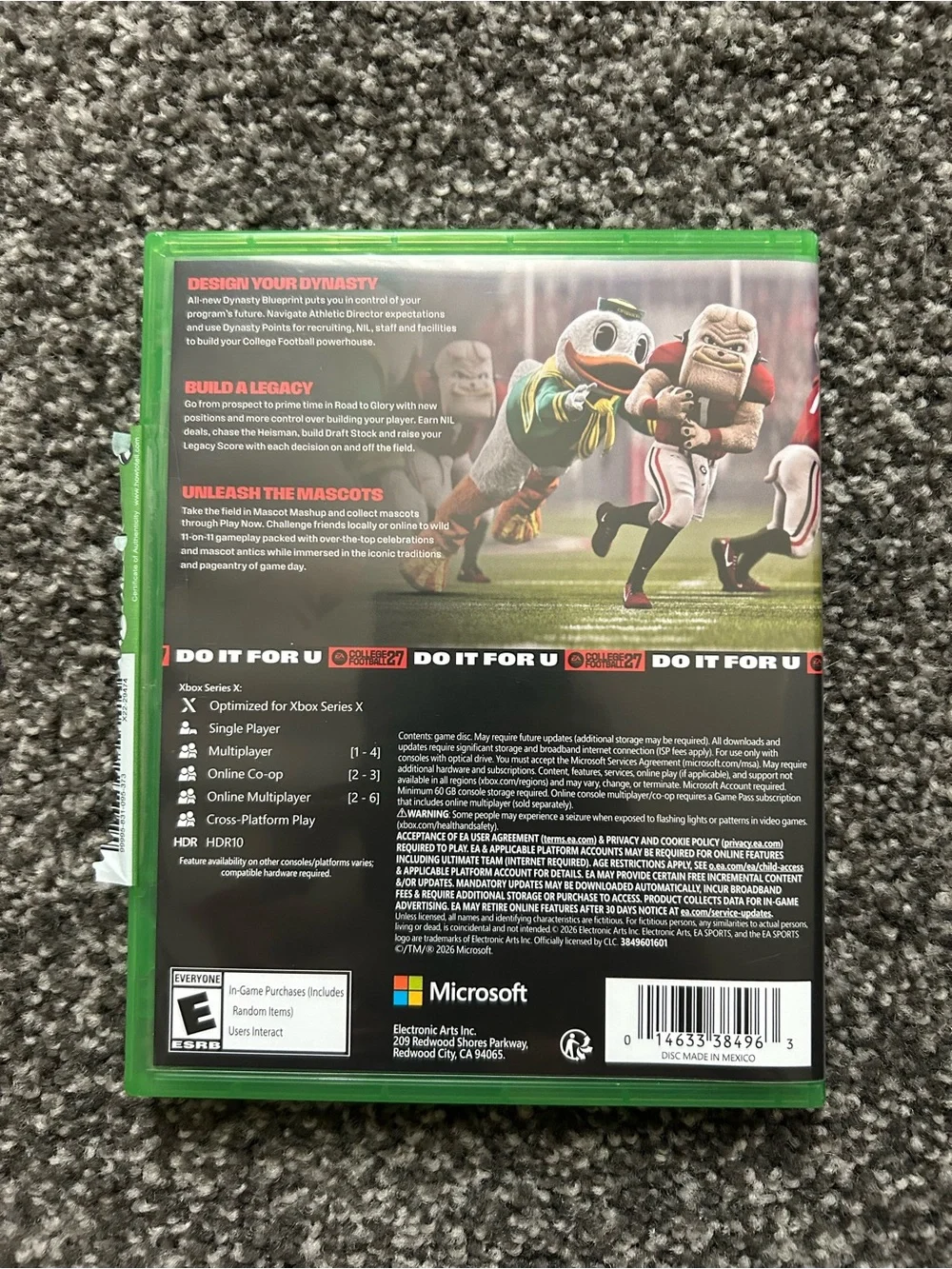 EA SPORTA College Football 27 (Xbox Series X) - Brand New